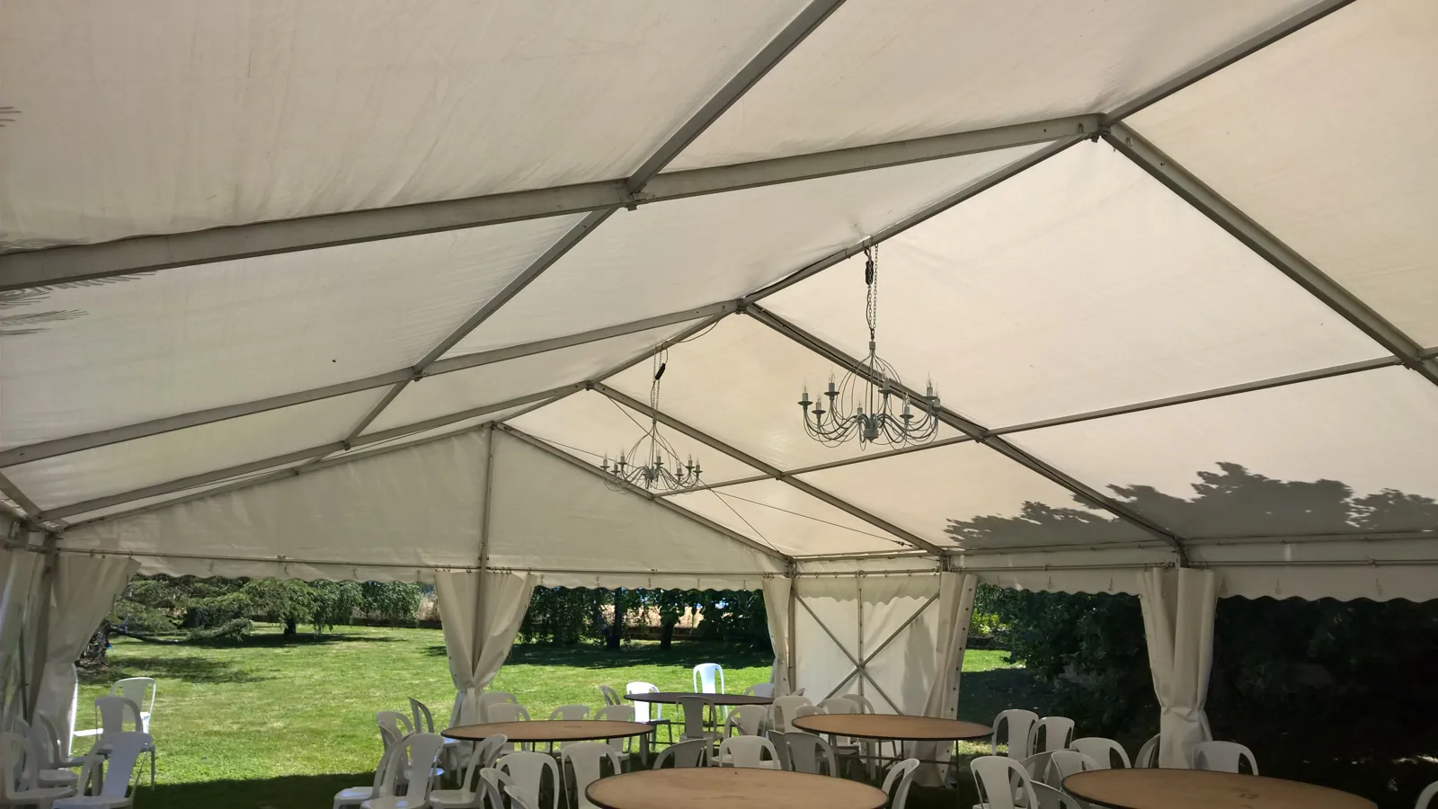 Chapiteau aluminium 8 m
