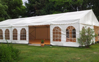 Location de chapiteau structures alu 8m